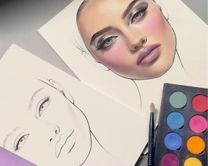 emptuy and finished face chart