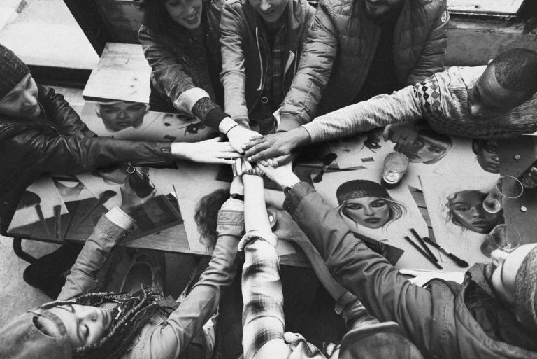 students commiting to perfect makeup art