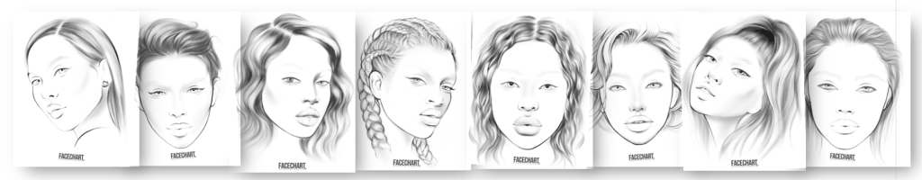 blance face charts bij liza kondrevich