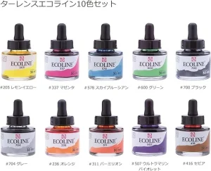 1. EcoLine Ink Set of 10