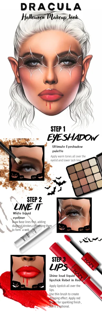dracula halloween makeup
