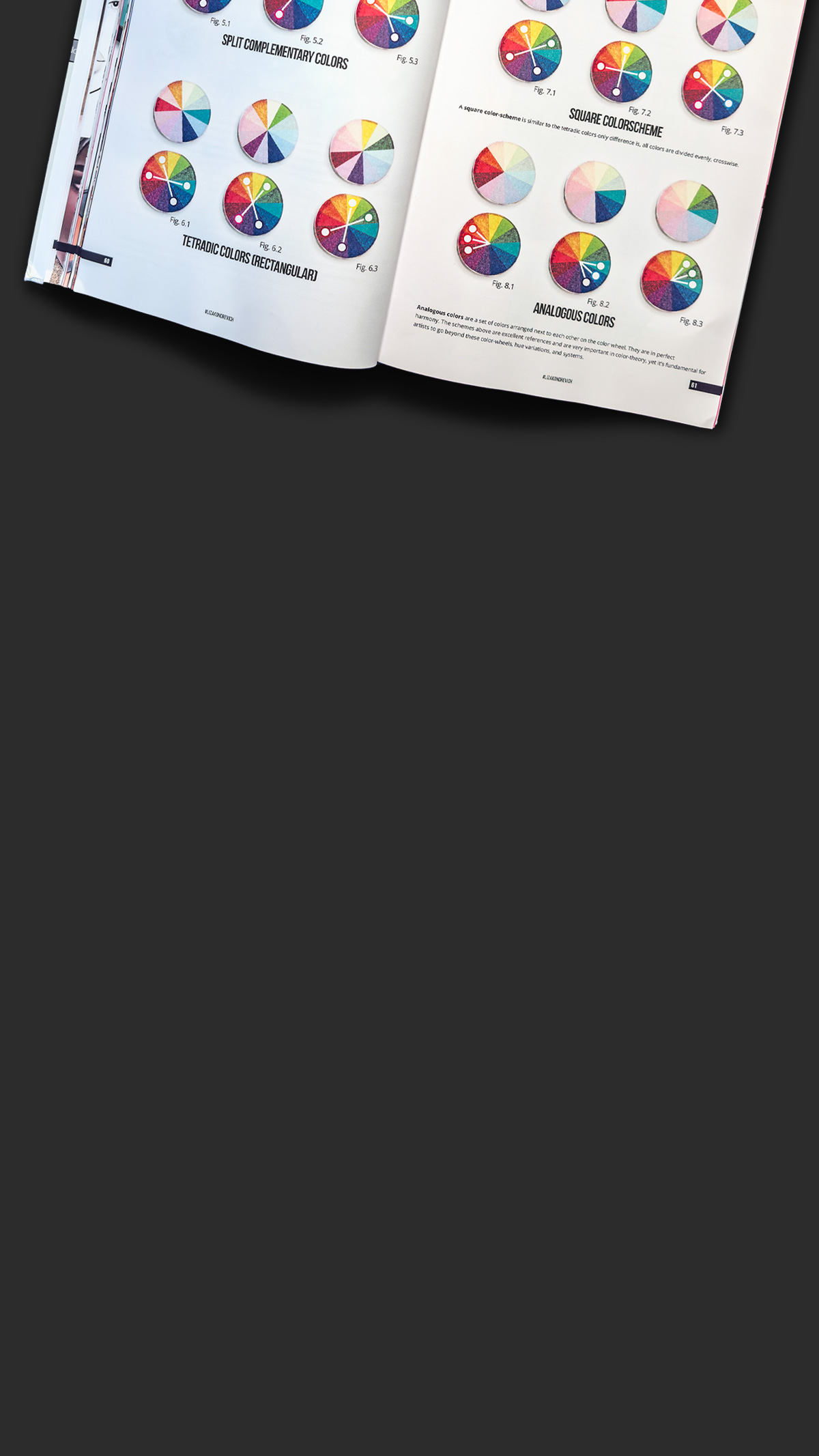 color theory for makeup artists spread book