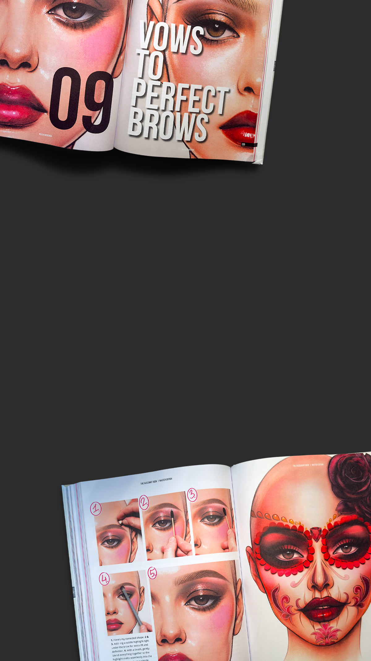 inside the face chart book two spreads