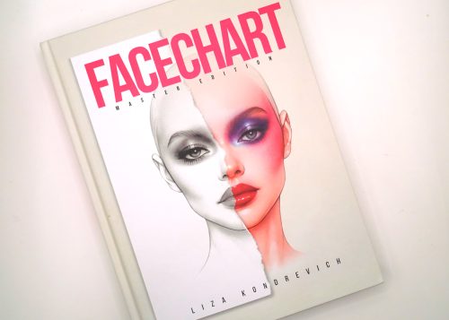 the facechart book front shot